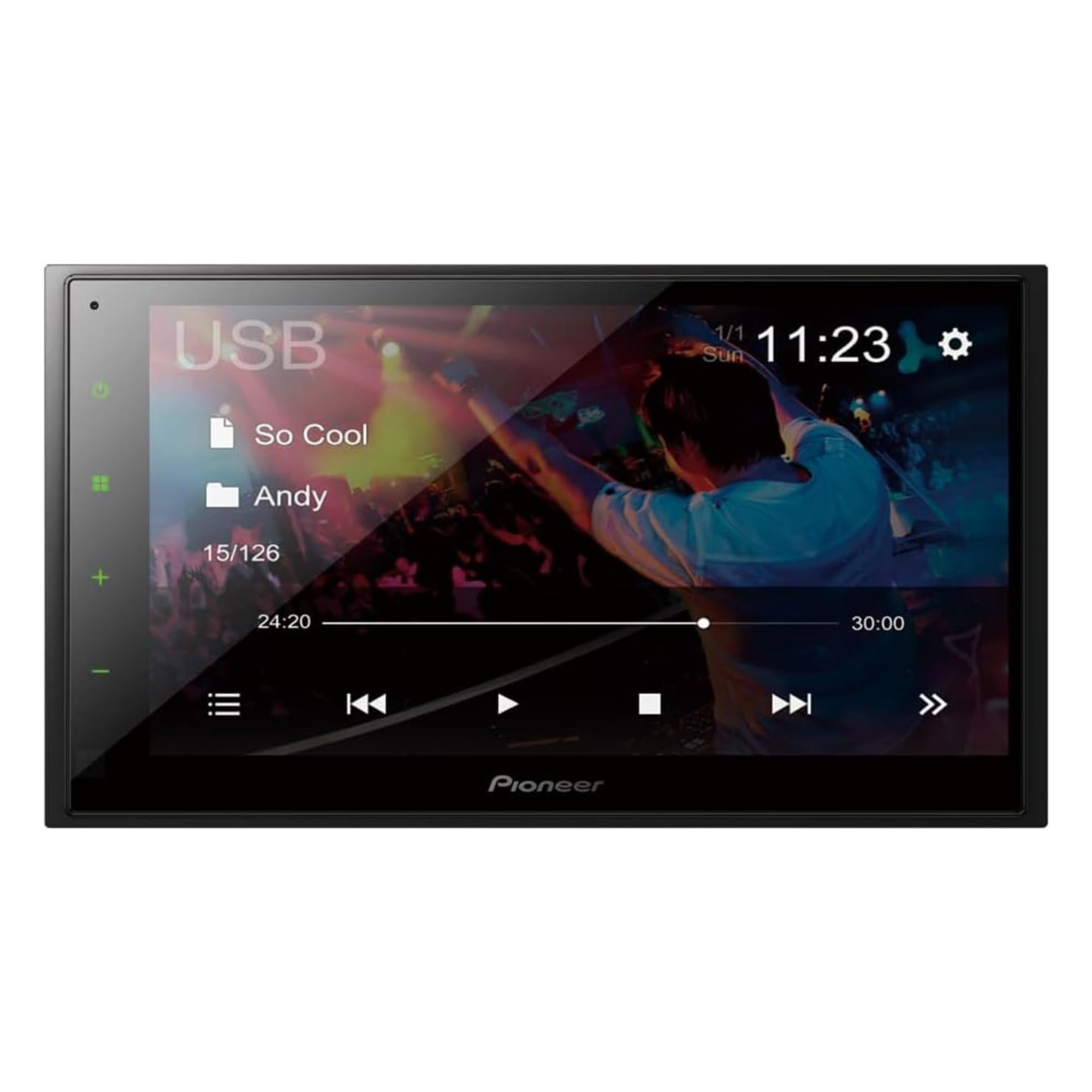 Pioneer DMH-A340DAB 2-DIN-Multimedia-Player für Auto mit Bluetooth und ClearType-Touchscreen
| Pioneer DMH-A340DAB 2-DI